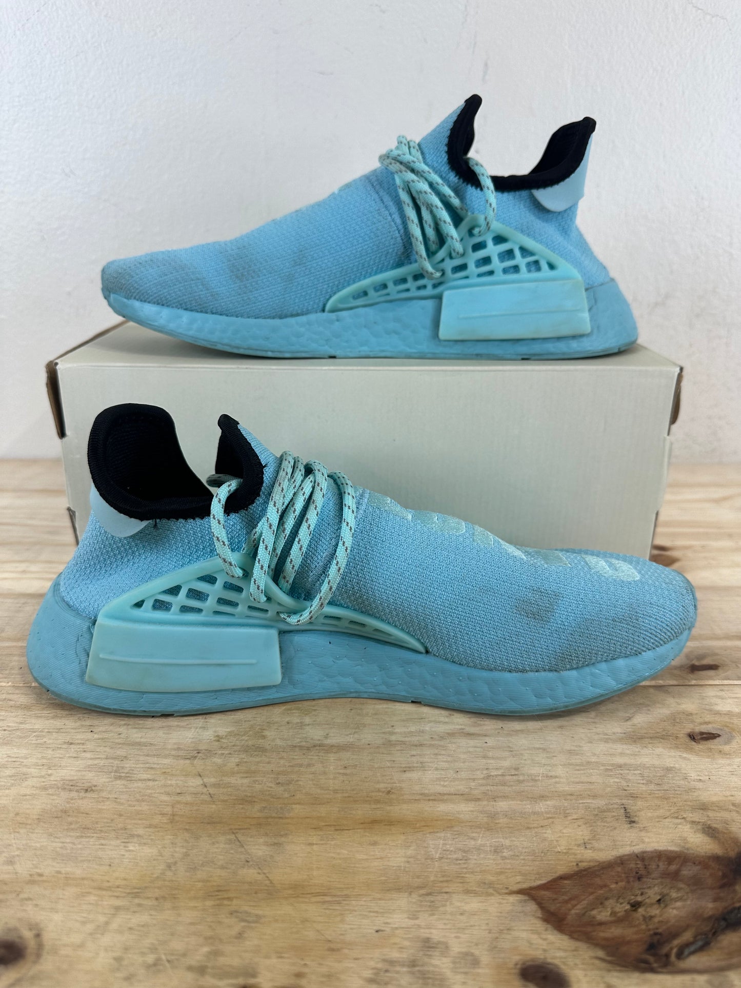 Adidas NMD Hu Clear Aqua Sz 8