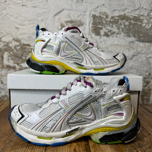Balenciaga Runner Multicolor White Sneaker Sz 6.5 (39)