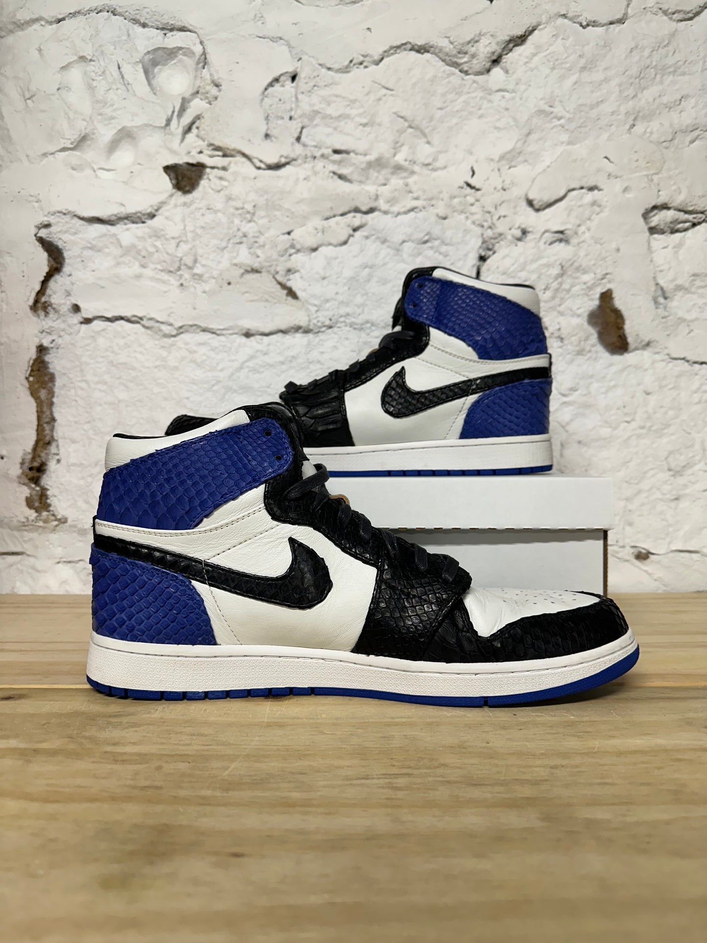 Air Jordan 1 Shoe Surgeon Fragment Python Sz 15