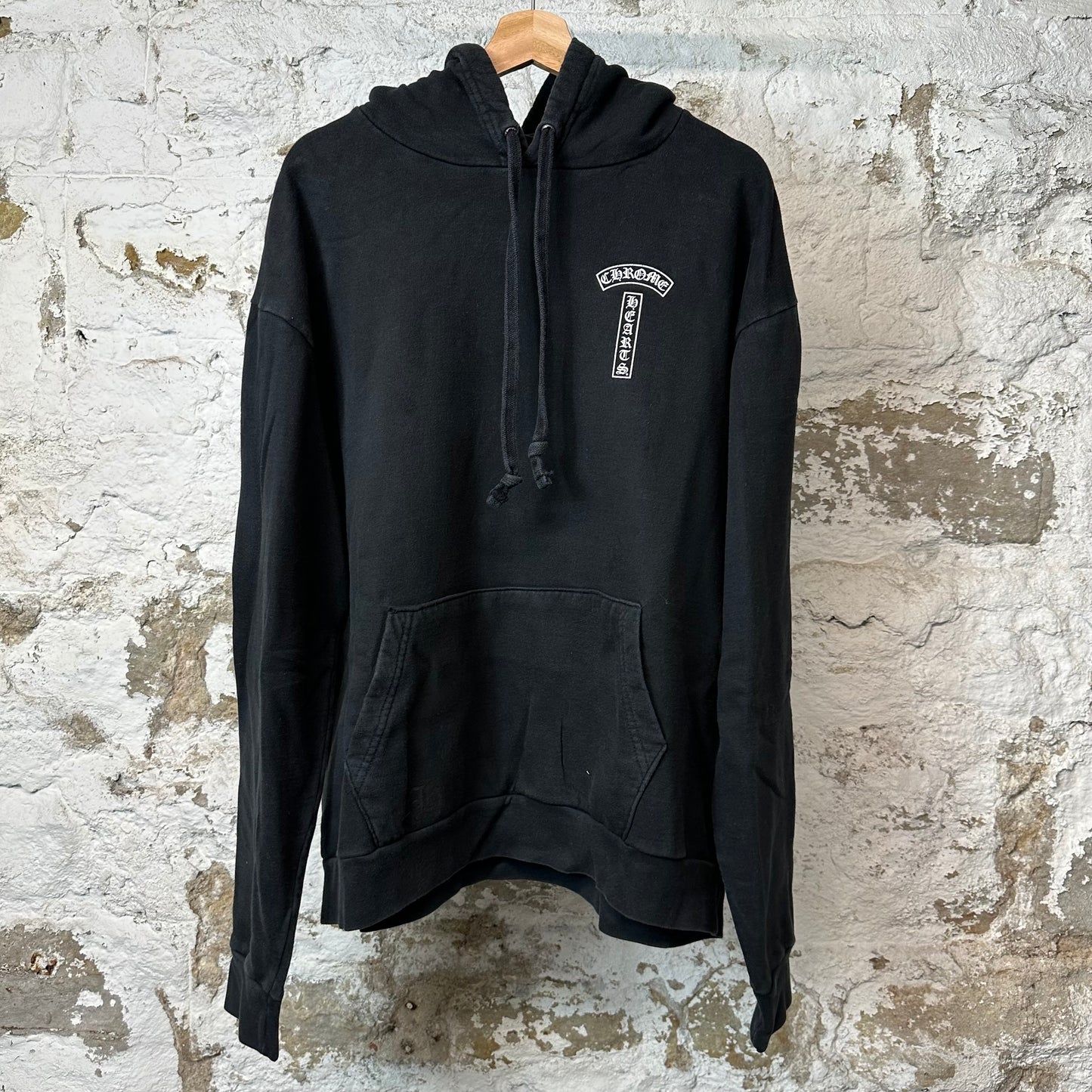 Chrome Hearts T Logo Hoodie Black Sz L