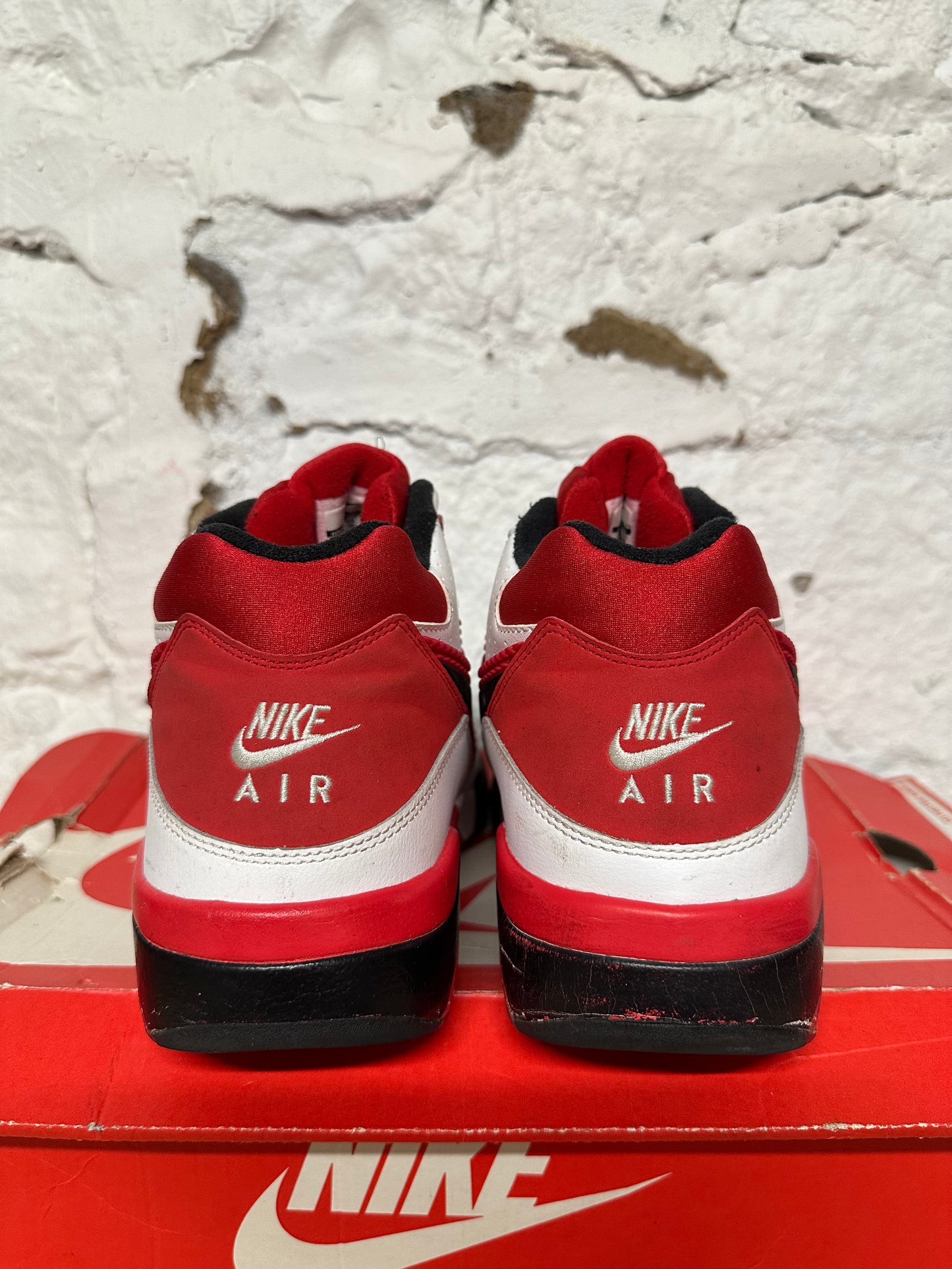 Nike Air Force 180 White University Red Sz 10