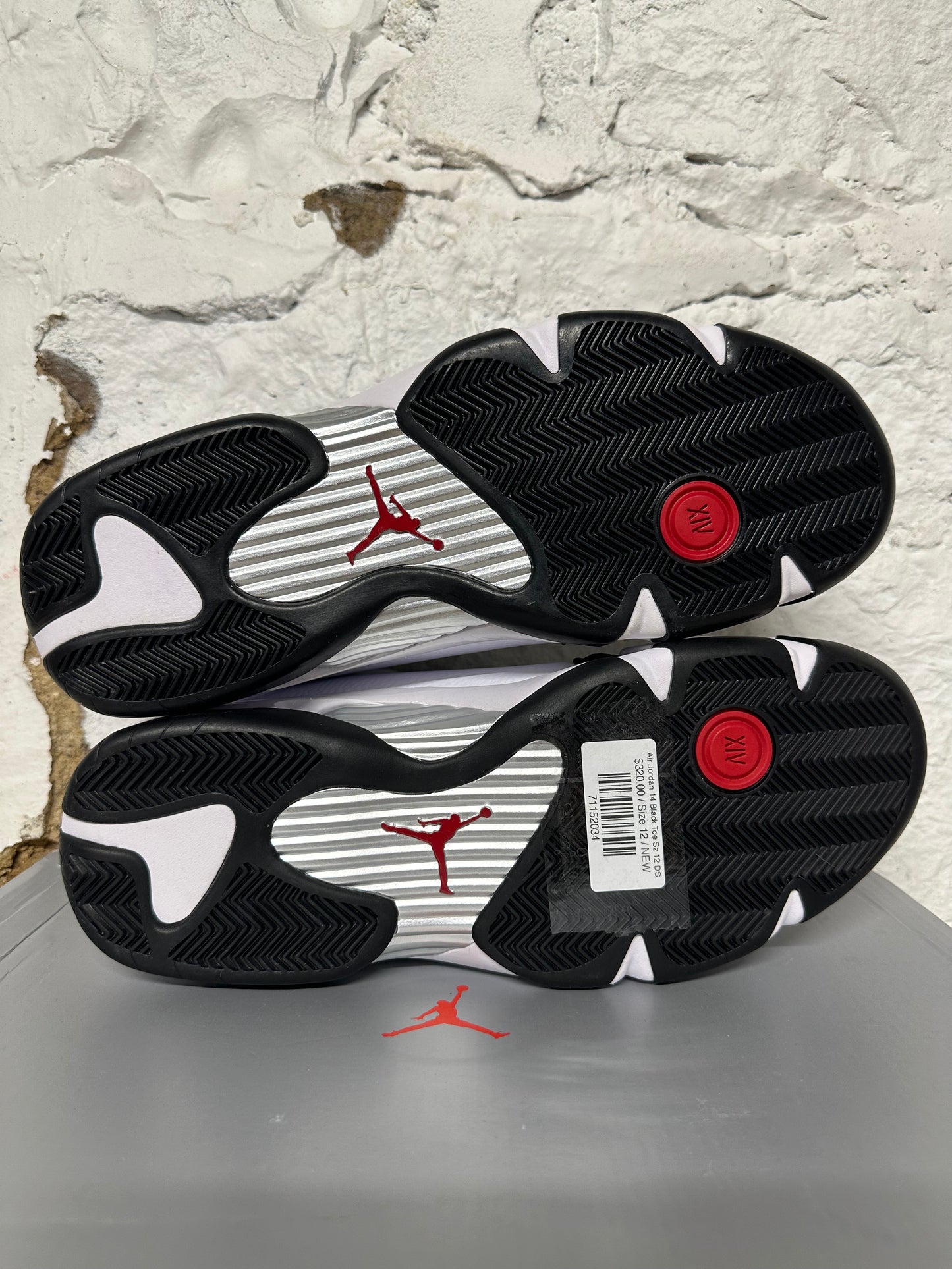 Air Jordan 14 Black Toe Sz 12 DS