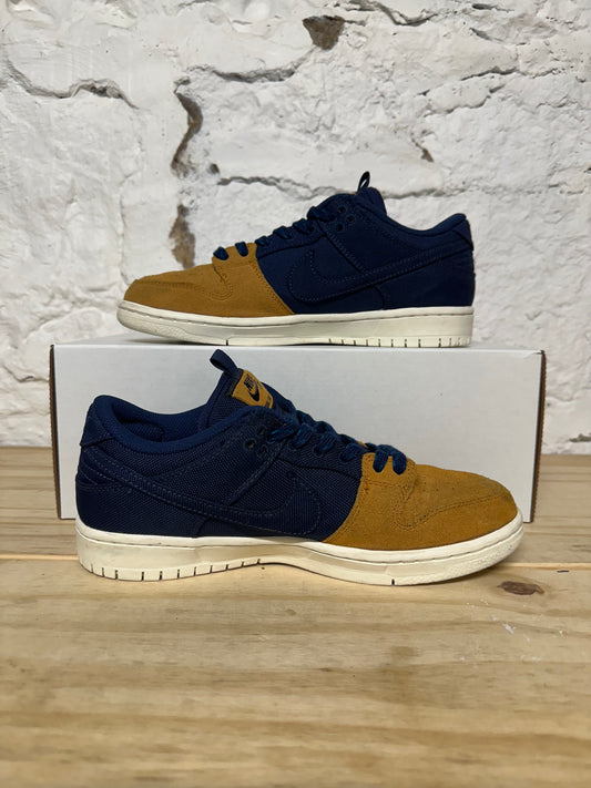 Nike Dunk Low SB Navy Desert Ochre Sz 7.5