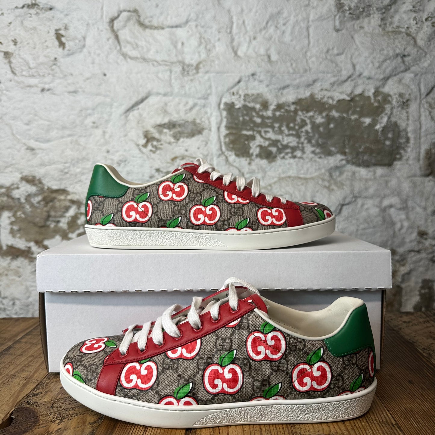 Gucci GG Monogram Cherry Ace Sneaker Sz 7 (40)