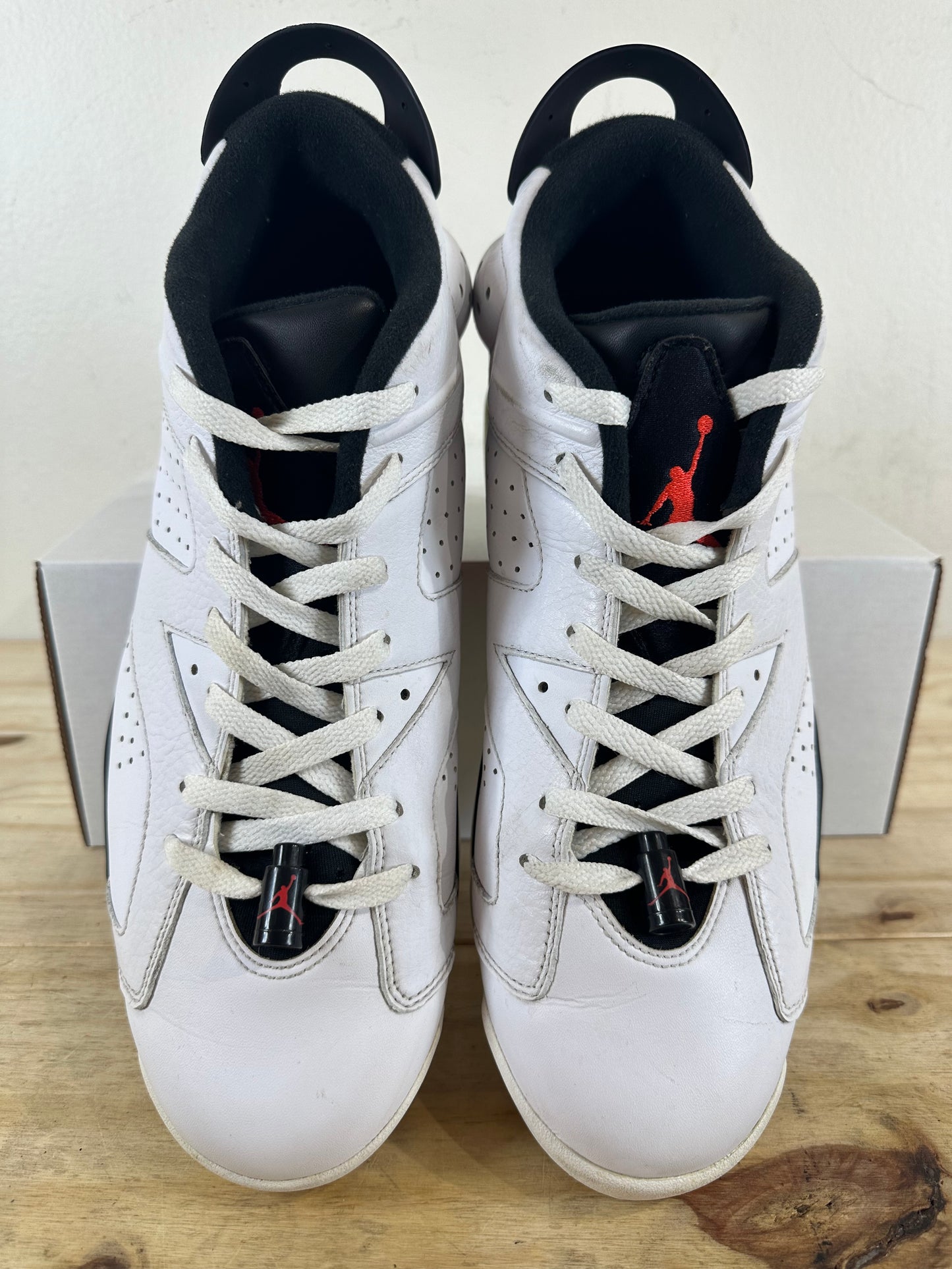 Air Jordan 6 Low White Infrared Sz 12