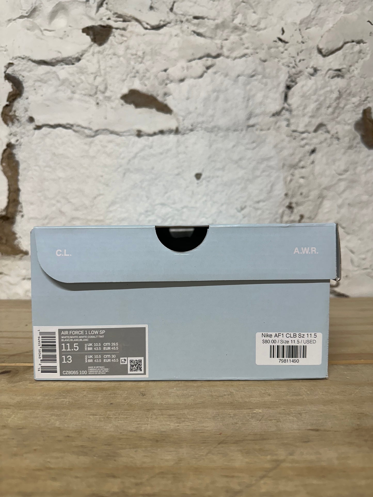 Nike Air Force 1 Low Certified Lover Boy Sz 11.5