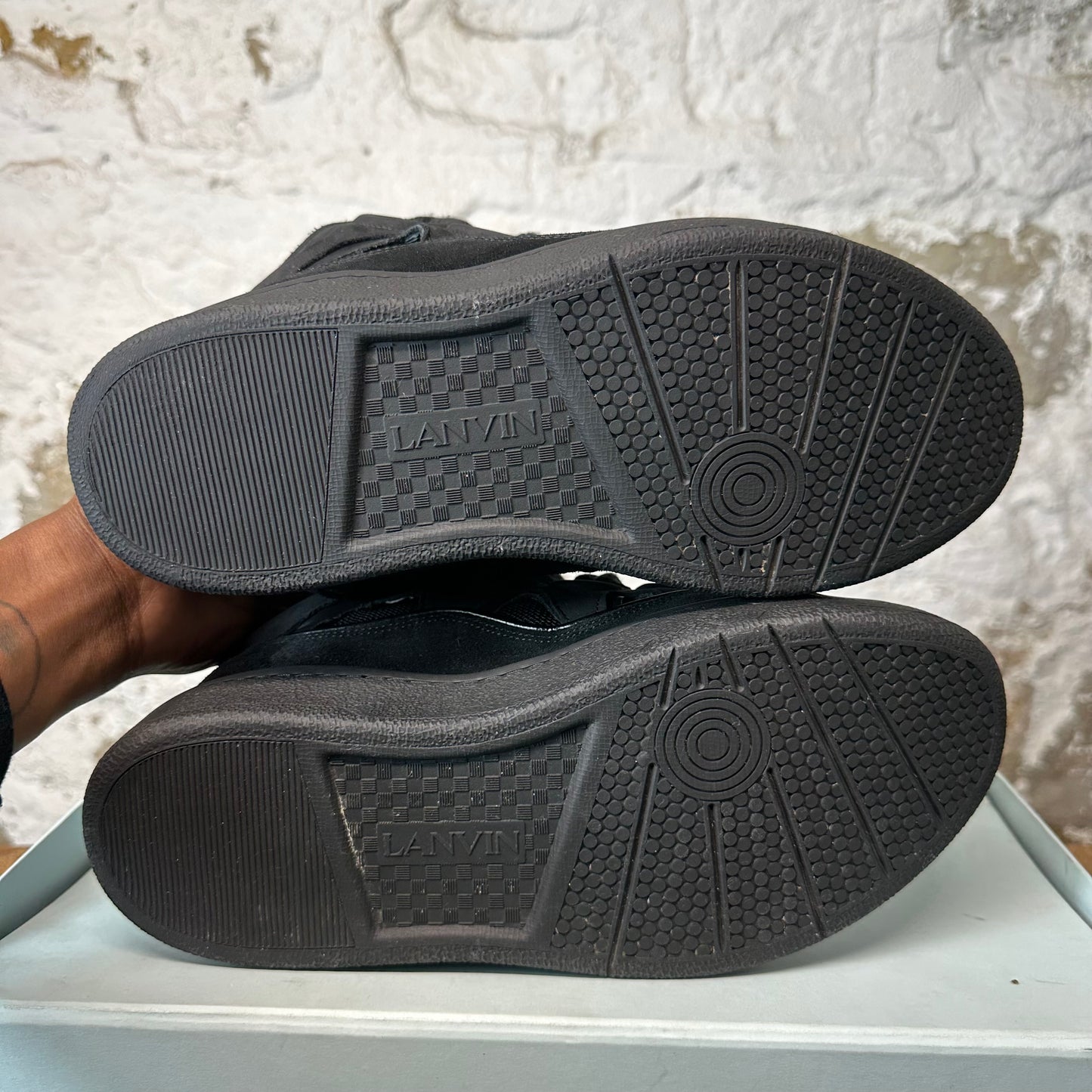 Lanvin Curb Triple Black Sneaker Sz 10 (43)