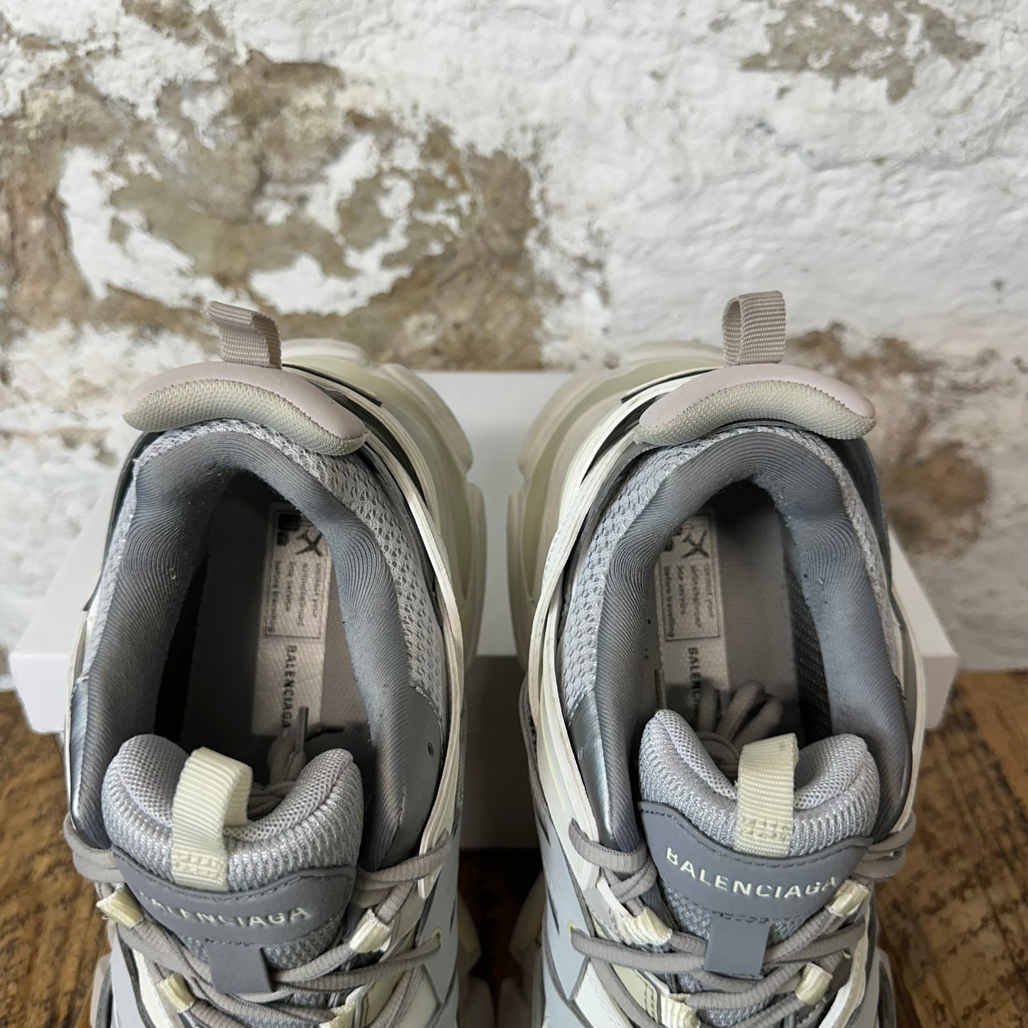 Balenciaga Track Runner Triple Grey LED Sneaker Sz 11 (44)