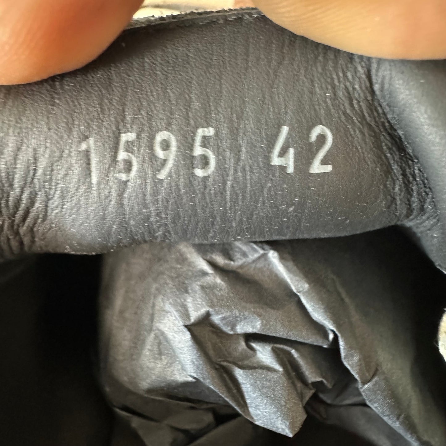 Rick Owens Vintage Black Leather Milk Sneaker DS