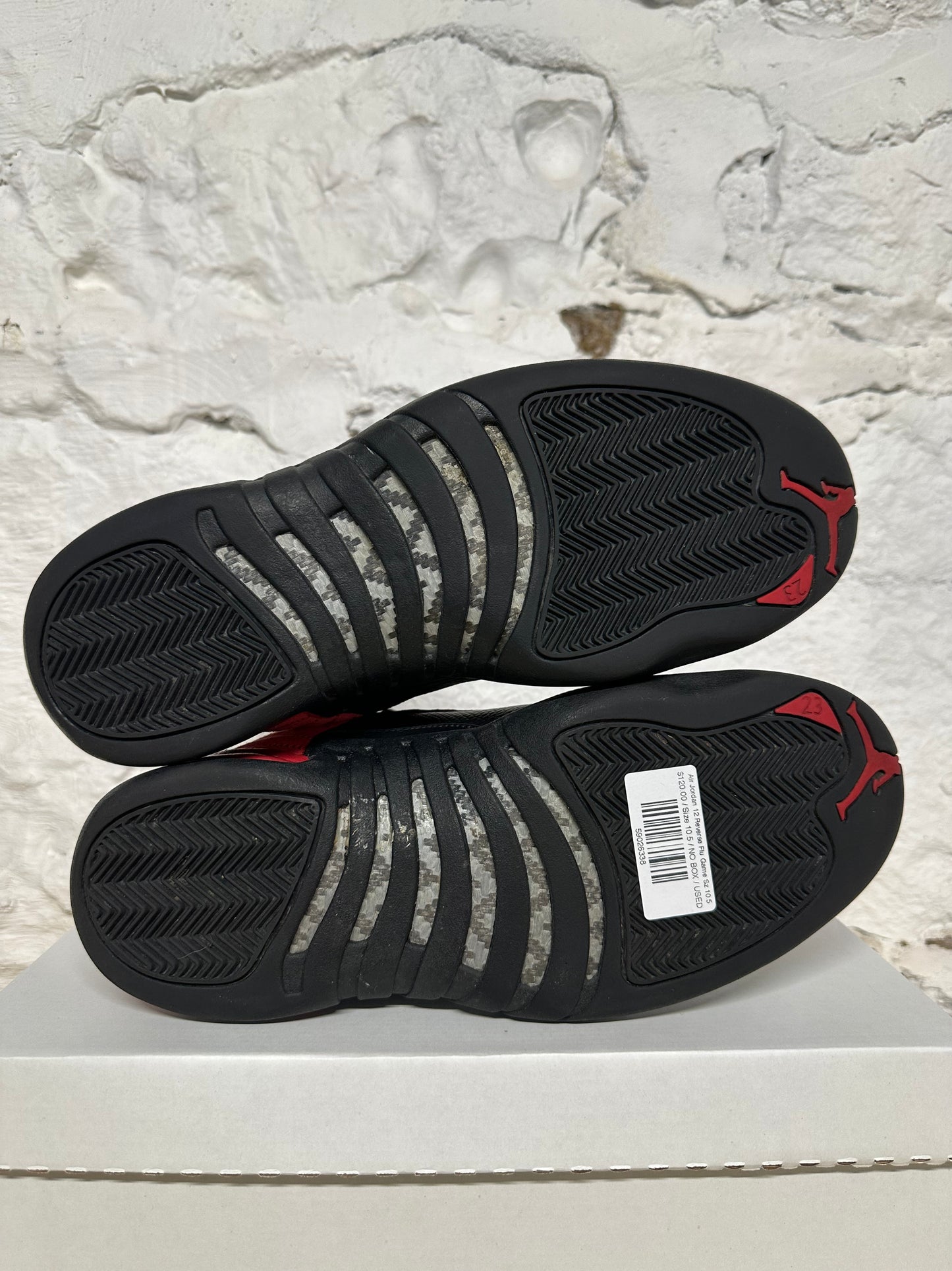 Air Jordan 12 Reverse Flu Game Sz 10.5