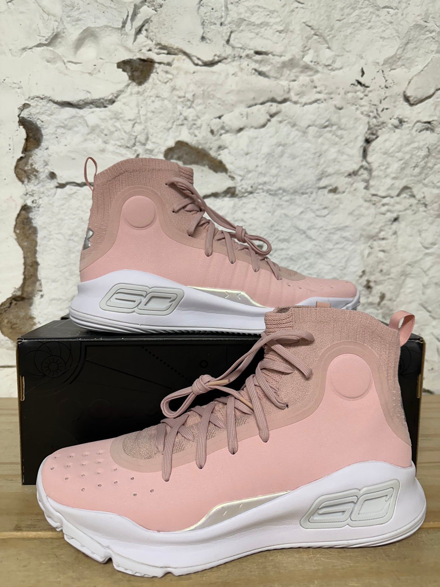 Under Armour Curry 4 Flushed Pink Sz 9