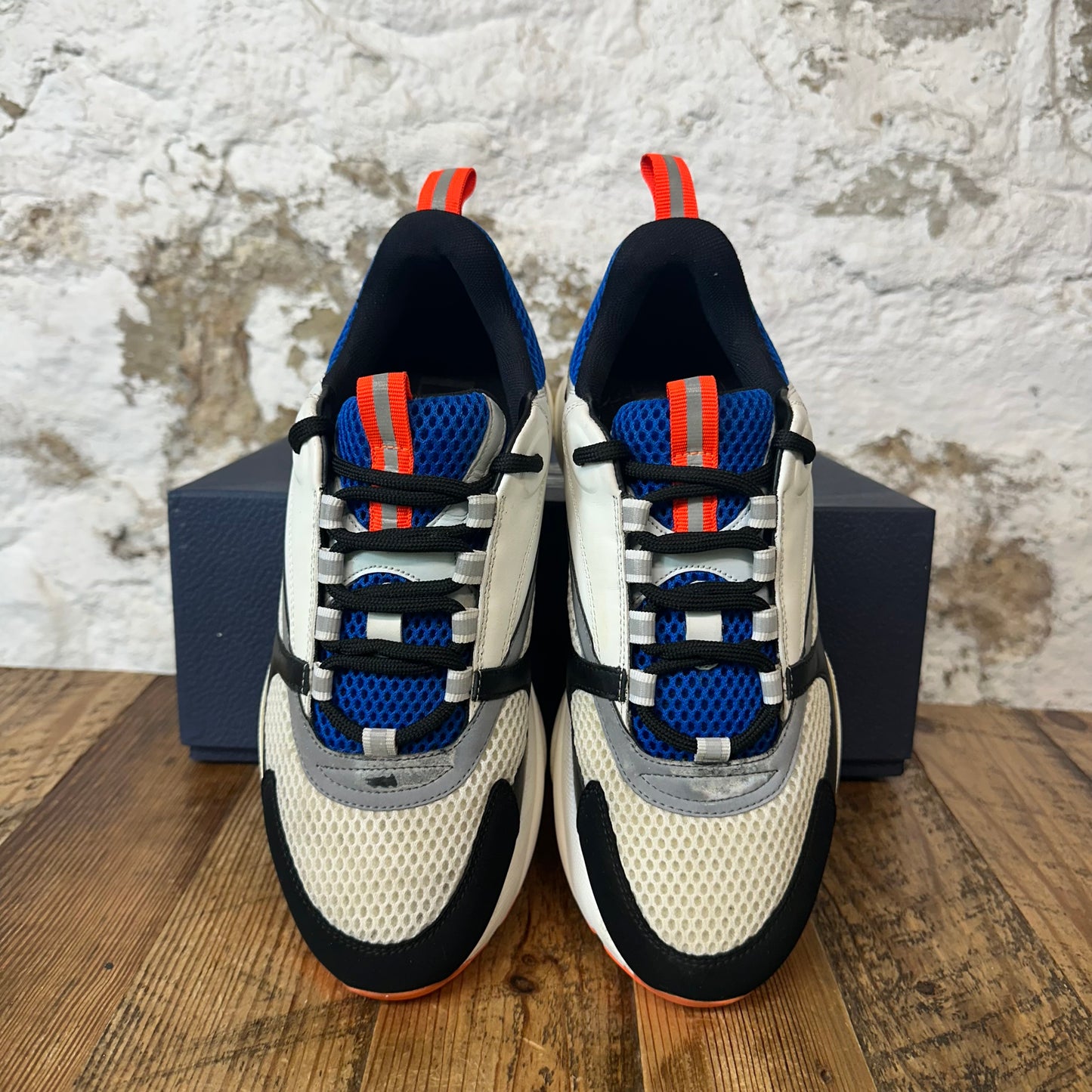 Dior B22 Blue Gray Black Sneaker Sz 8 (41)