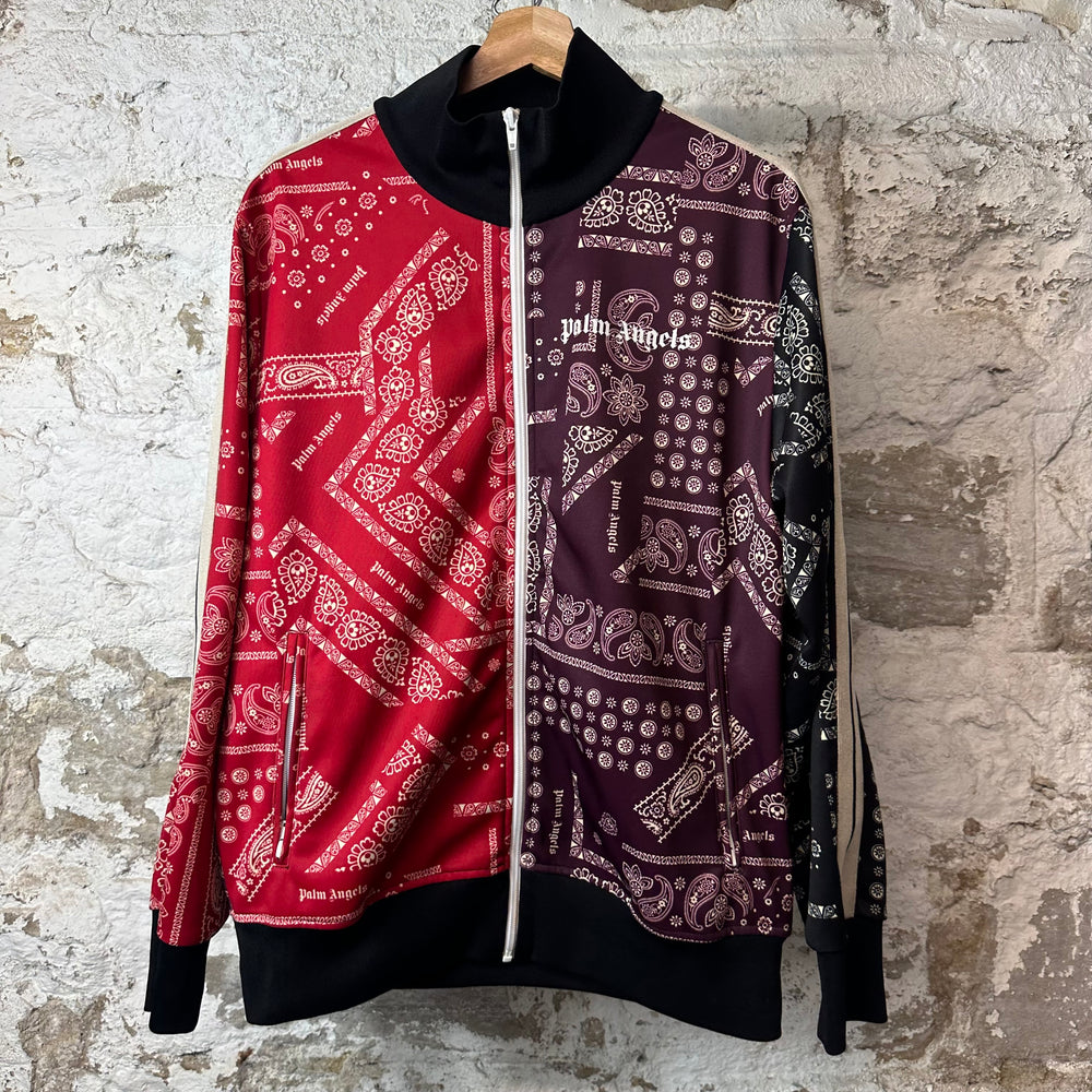 Palm Angels Paisley Patchwork Track Jacket Sz XL