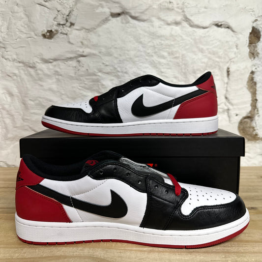 Air Jordan 1 Low Black Toe Sz 13 DS