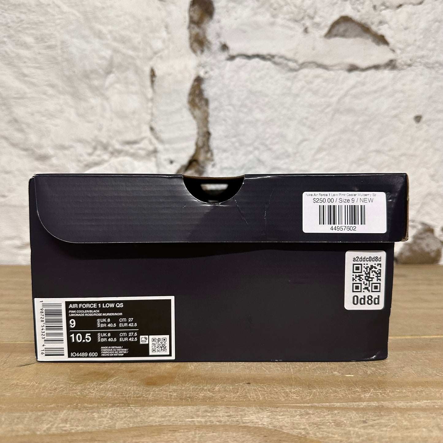 Nike Air Force 1 Low Pink Cooler Mulberry Sz 9 DS