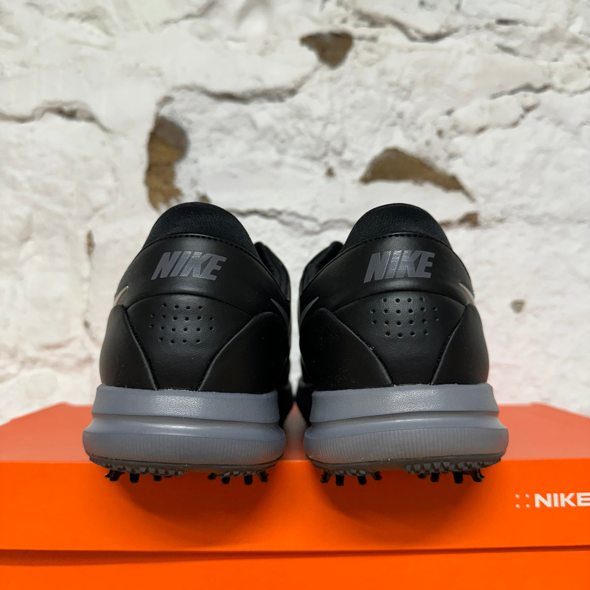 Nike Air Zoom Accurate Golf Black Metallic Silver Sz 8.5 (10W) DS