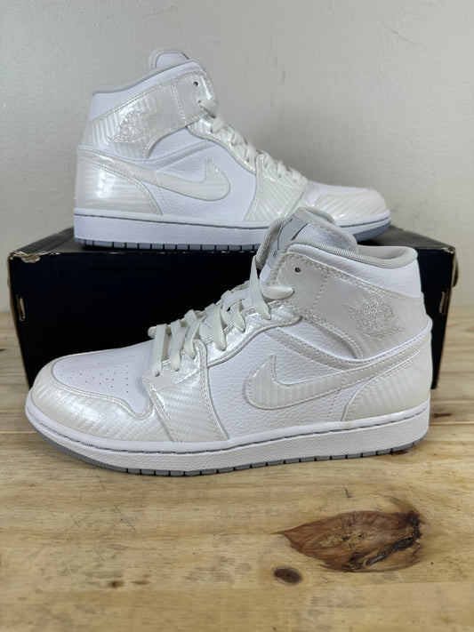 Air Jordan 1 Phat White Wolf Grey Sz 9