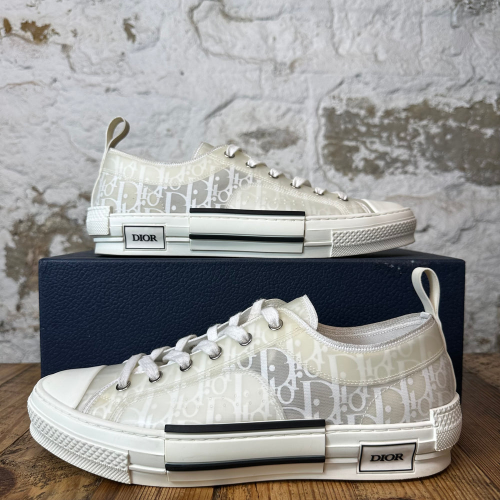 Dior B23 Low White Oblique Sneaker Sz 10 (43)