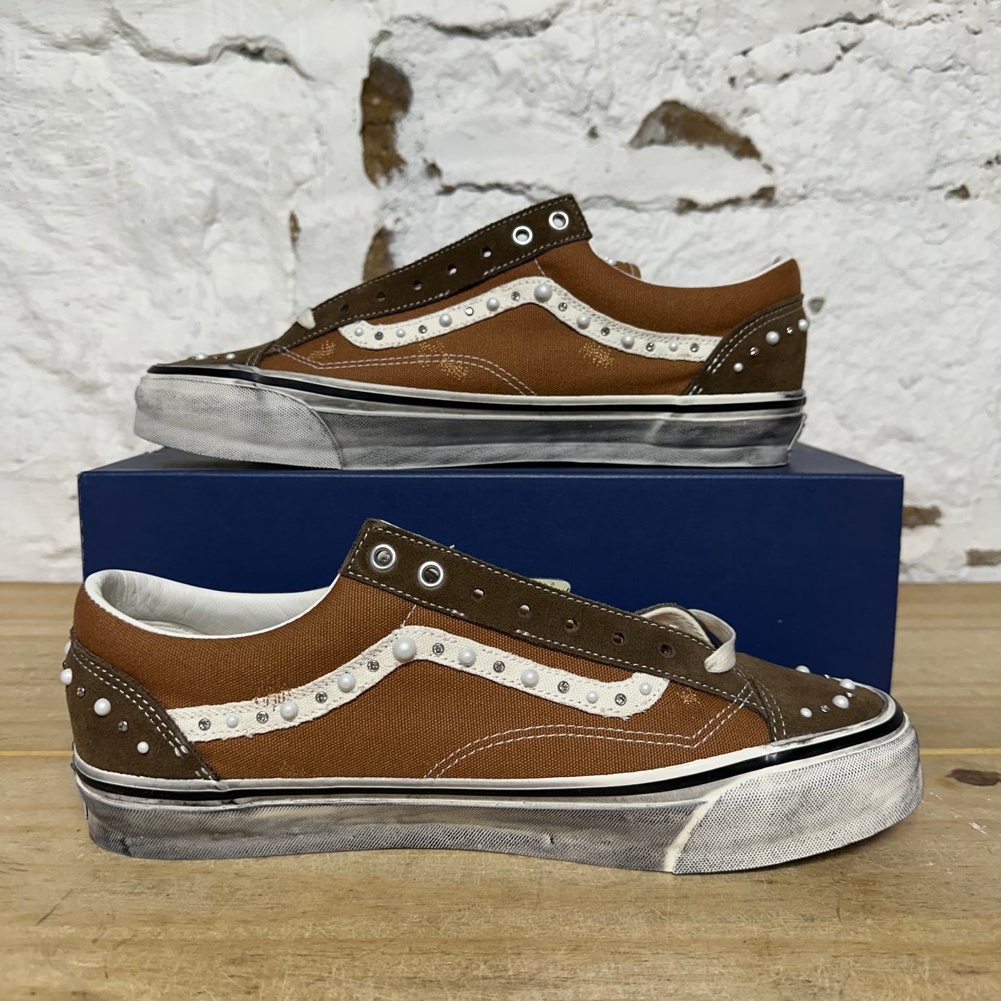 Vans LX Old Skool 36 Pearlized Vintage Pack Cocoa Brown Sz 13 DS