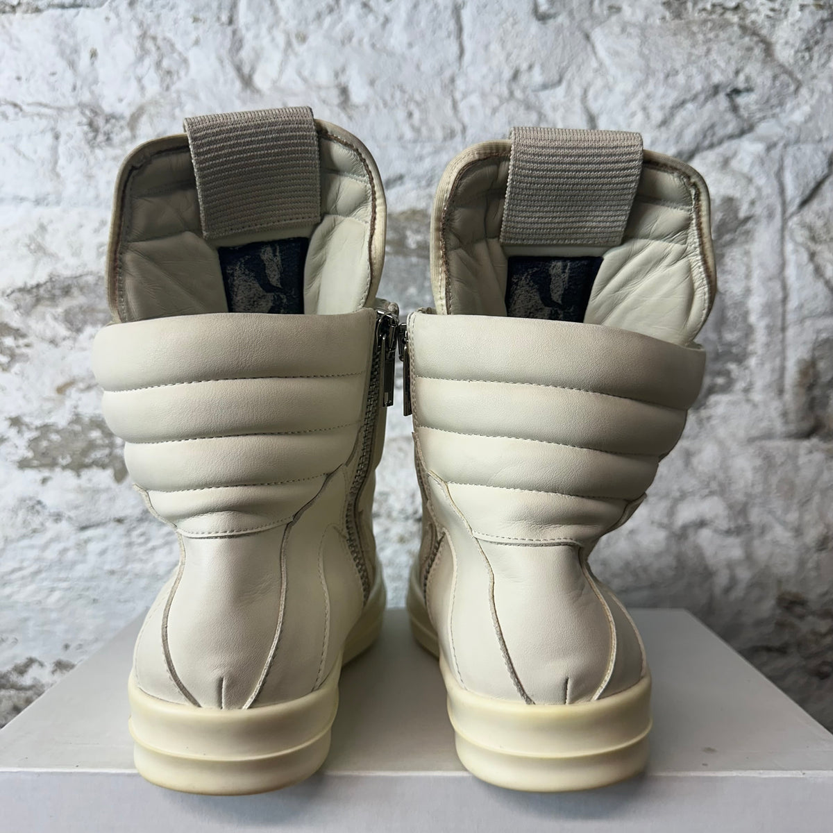 Rick Owens High Geobasket Milk Sneaker Sz 10 (43)
