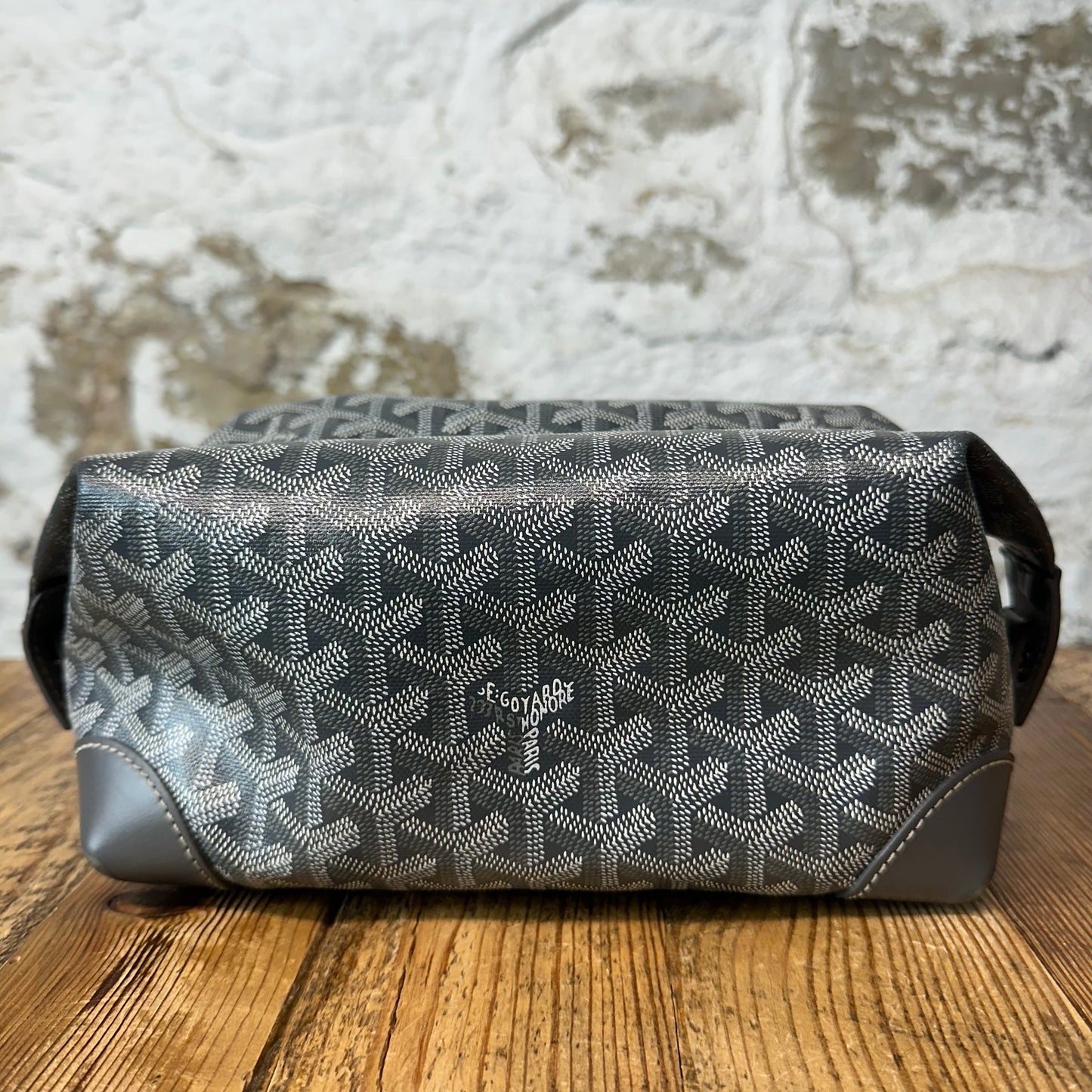 Goyard Boeing 25 Grey Monogram Toiletry Bag