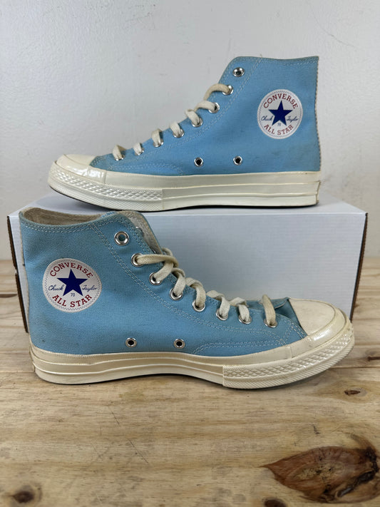 Converse Chuck Taylor All Star Hi CDG Light Blue Sz 8