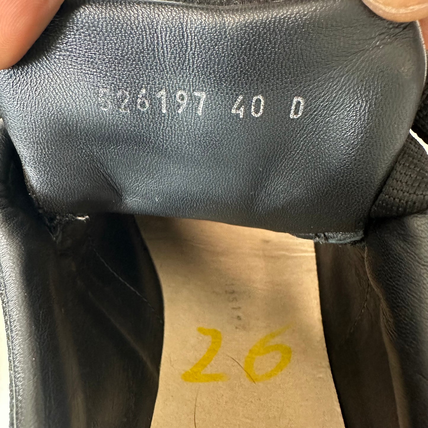 Alexander Mcqueen Black Knit White Sneaker Sz 7 (40) No Box