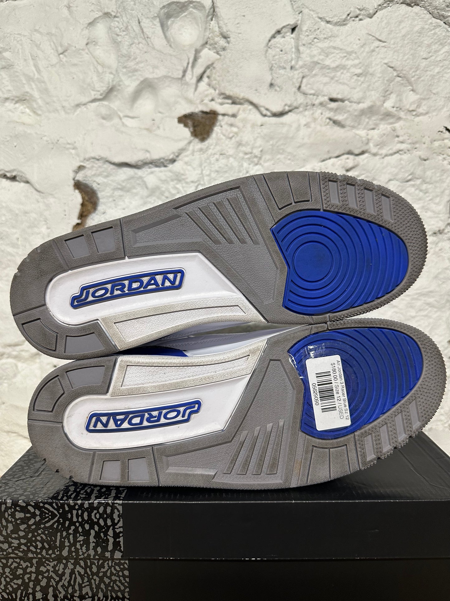 Air Jordan 3 Racer Blue Sz 12