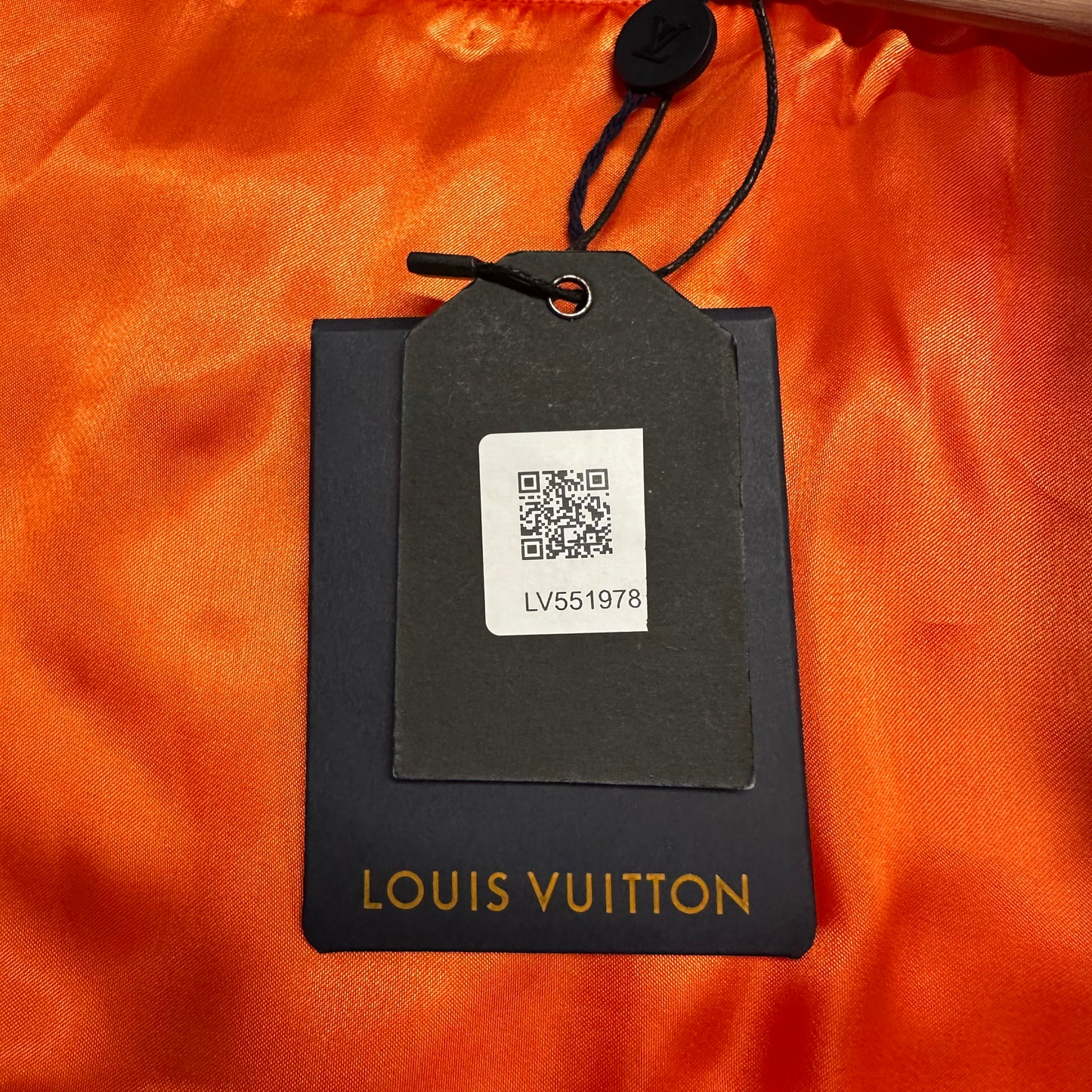 Louis Vuitton Mini Varsity Puzzle Jacket Orange Sz XXXL (56)