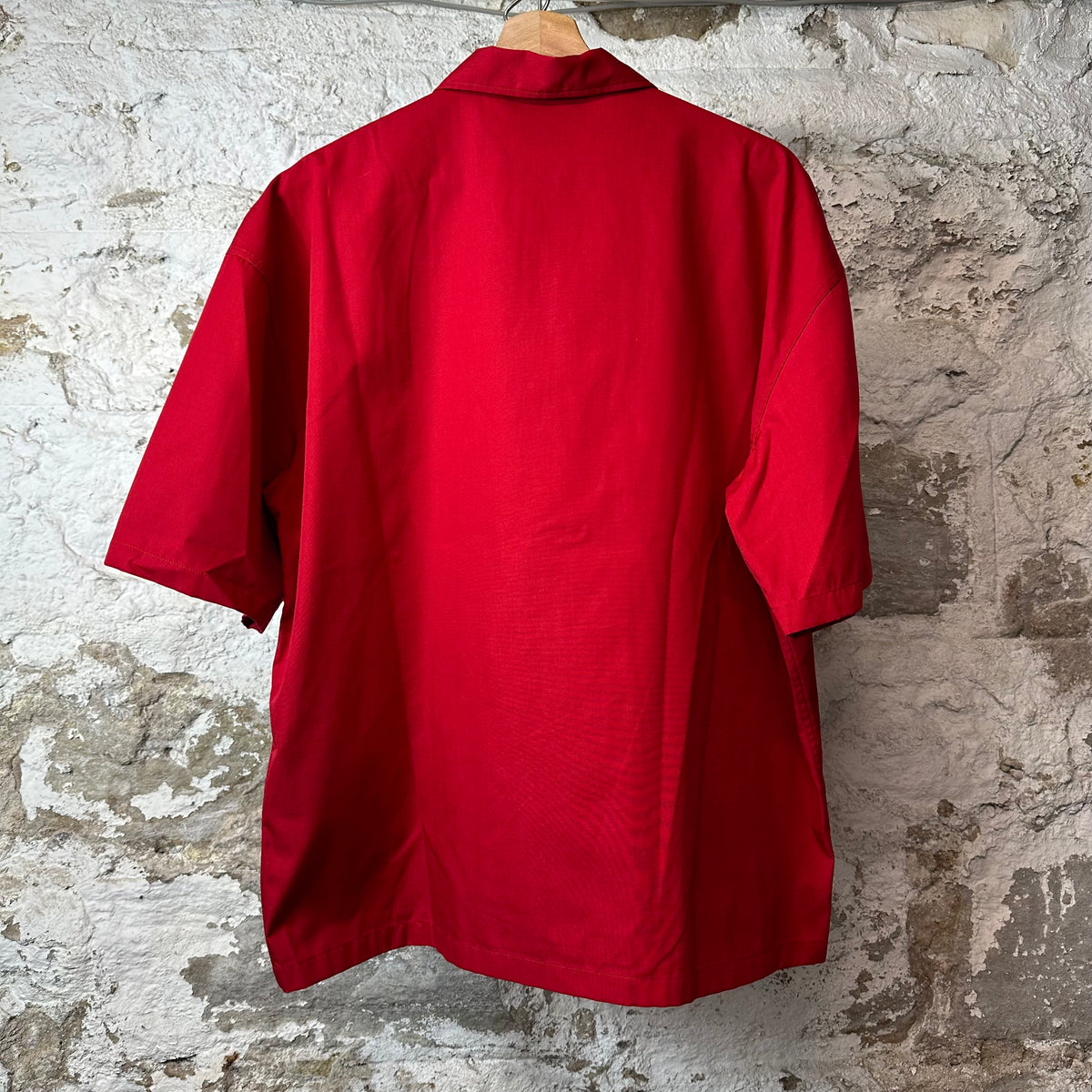 Prada Technical Red Full Zip Shirt Sz M