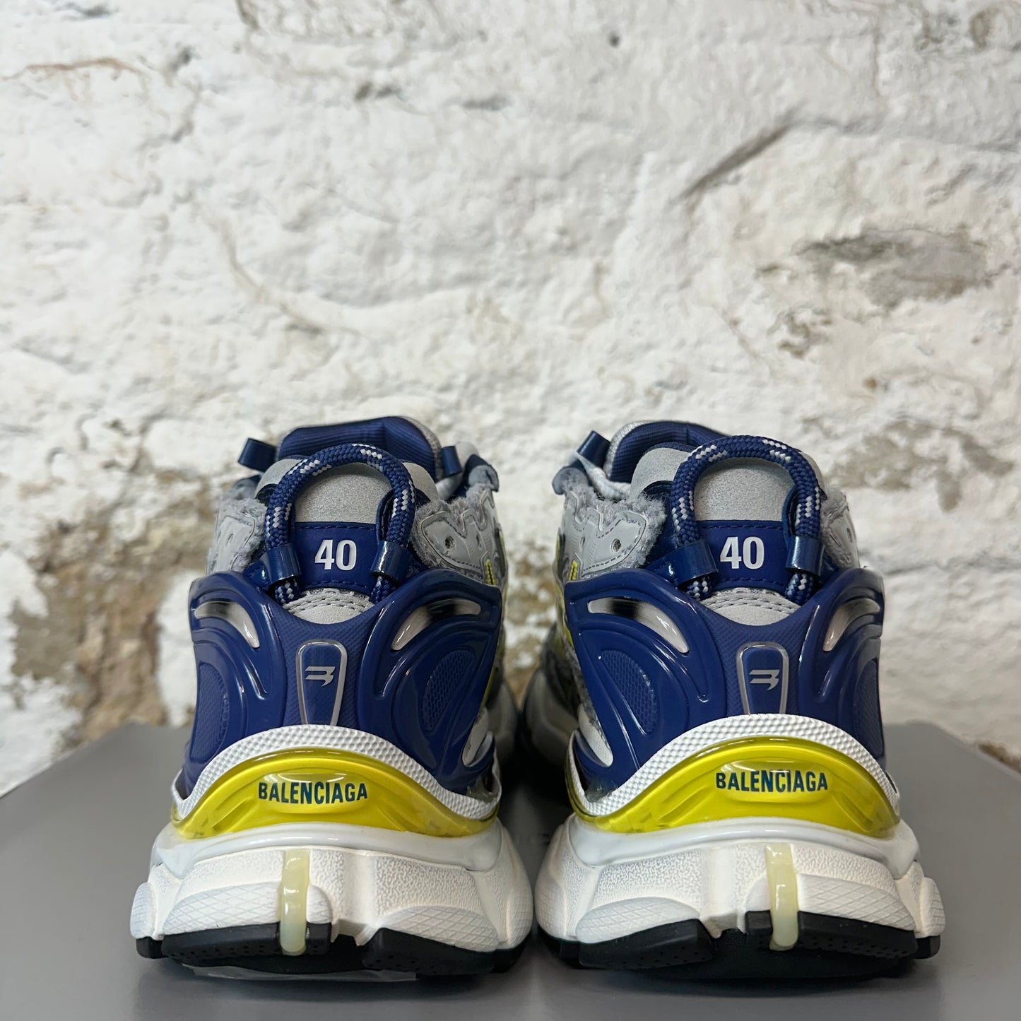 Balenciaga Runner White Blue Yellow Sneaker
