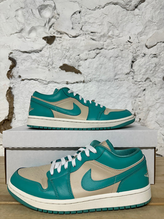 Air Jordan 1 Low Tropical Teal Sz 8.5 (10W)