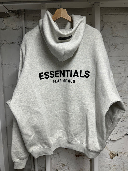 Fear of God Essentials Light Oatmeal Hoodie Sz L