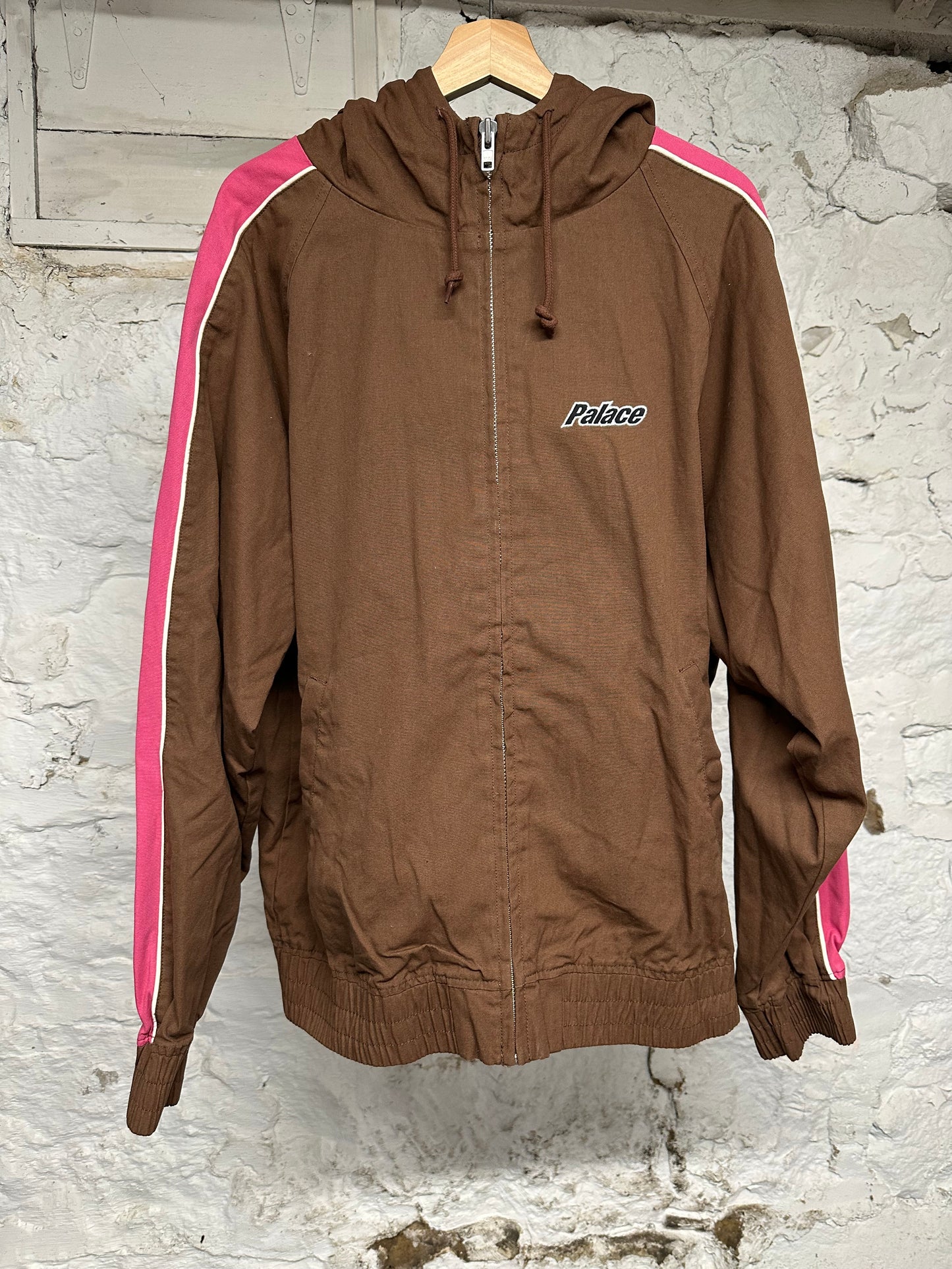 Palace Brown Pink Jacket Sz XL DS