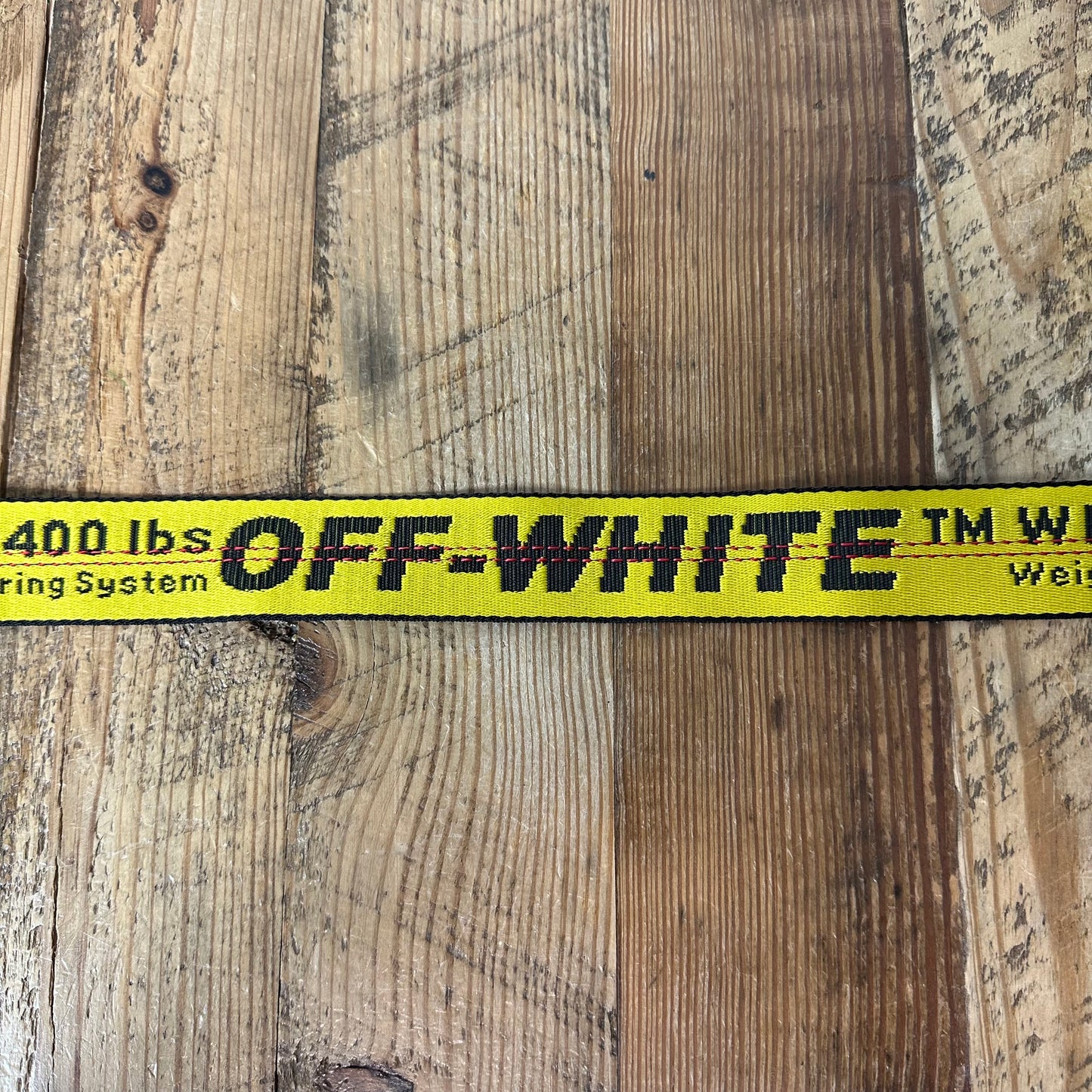 Off-White Industrial Yellow Belt