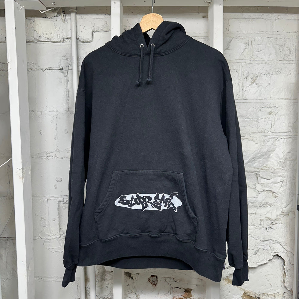 Supreme New World Order Black Hoodie Sz M