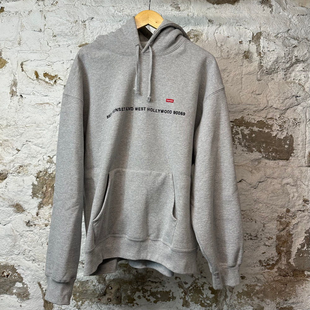 Supreme West Hollywood Hoodie Grey Sz XL
