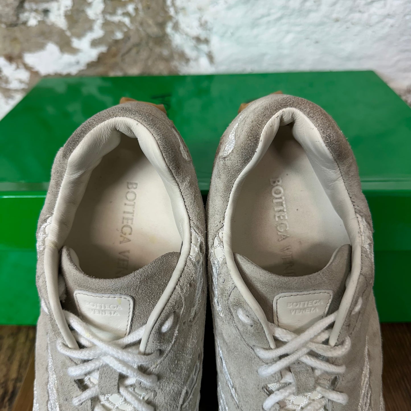 Bottega Veneta Sea Salt Sneaker Sz 6.5 (39)