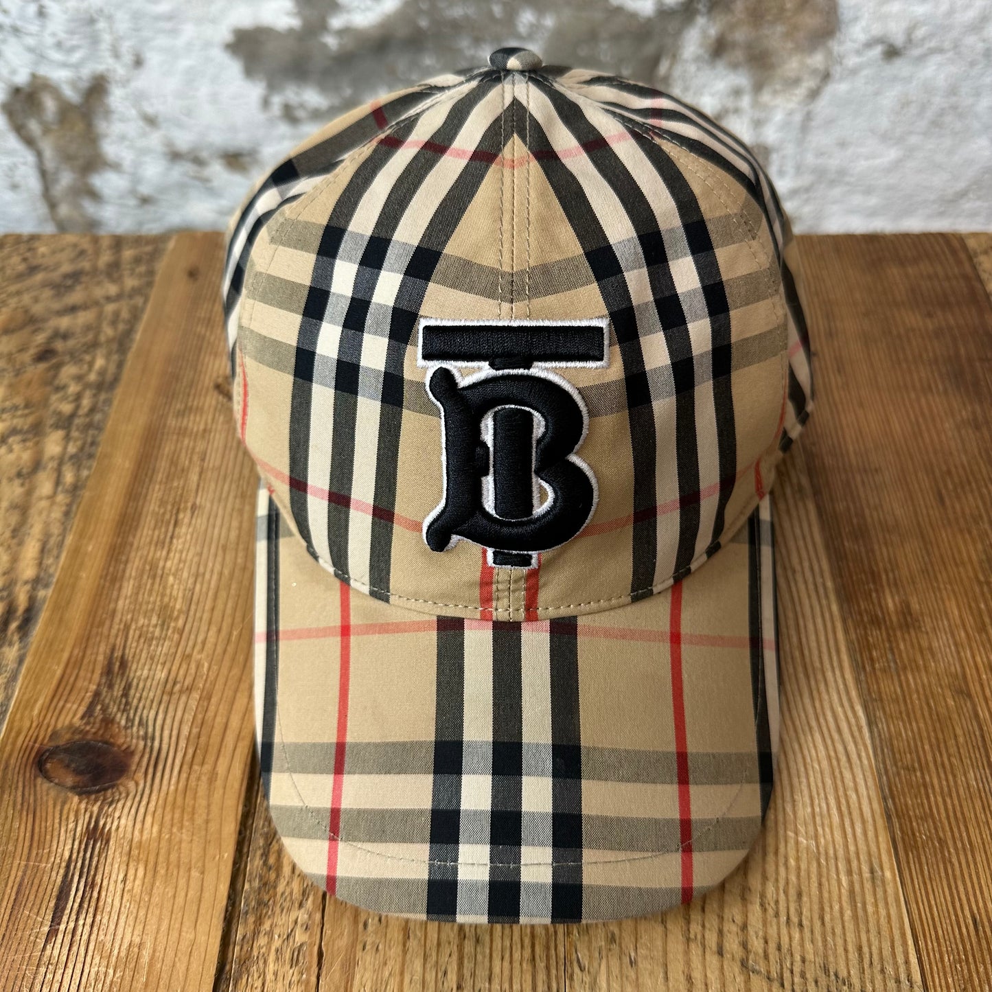 Burberry TB Plaid Hat Sz M
