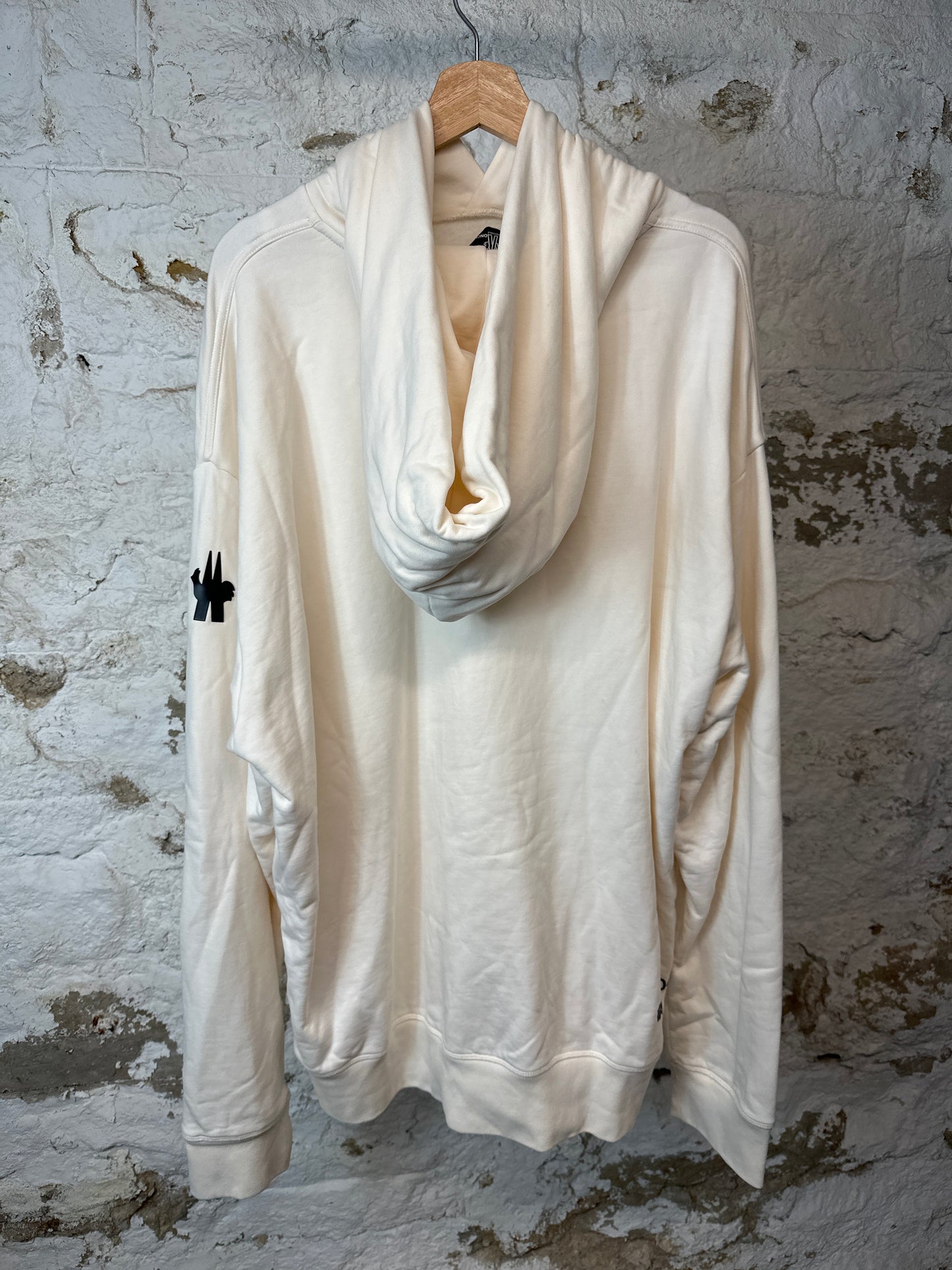 Moncler Grenoble Cream Hoodie Sz XXXL