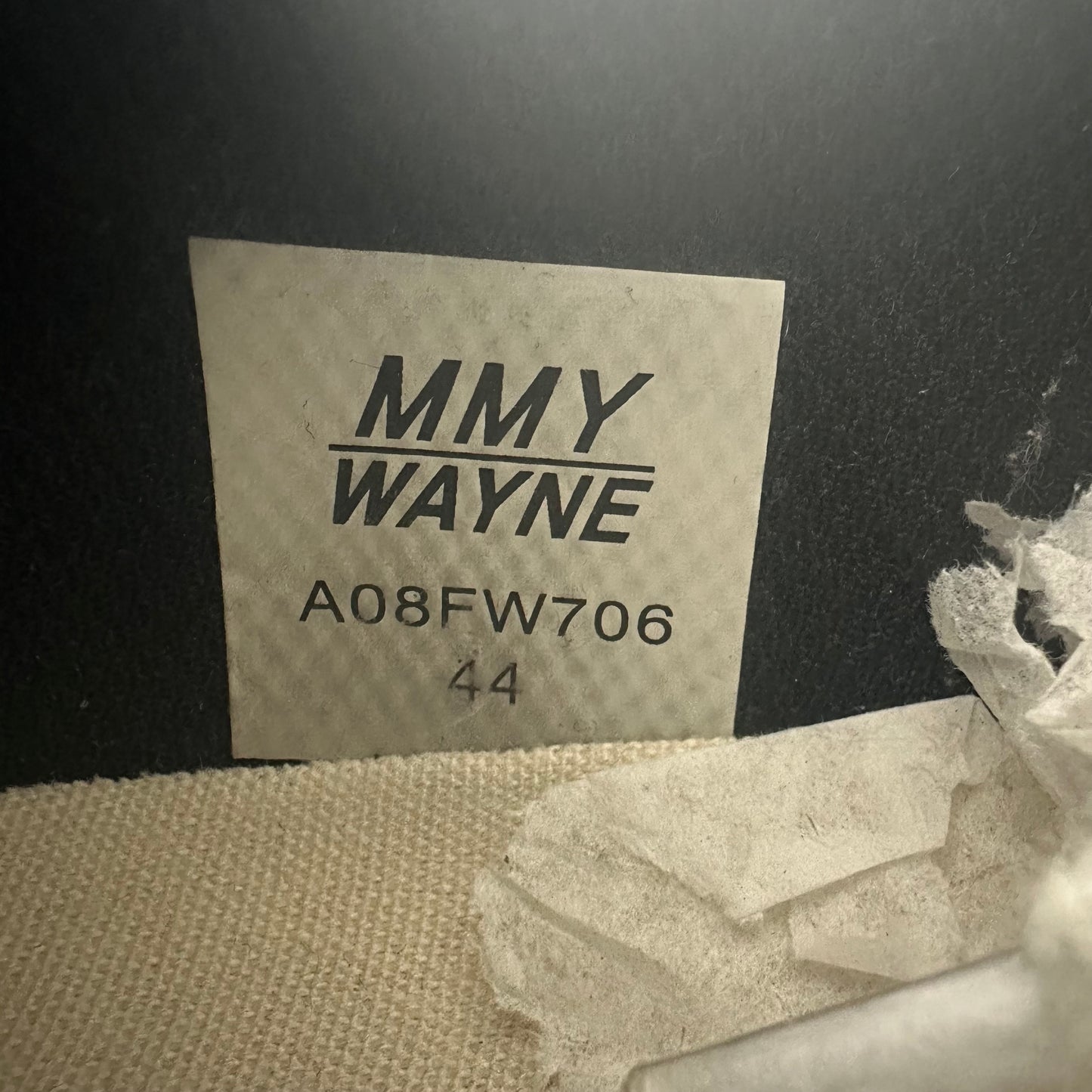 Maison Mihara Black White Wayne Sneaker Sz 11 (44)