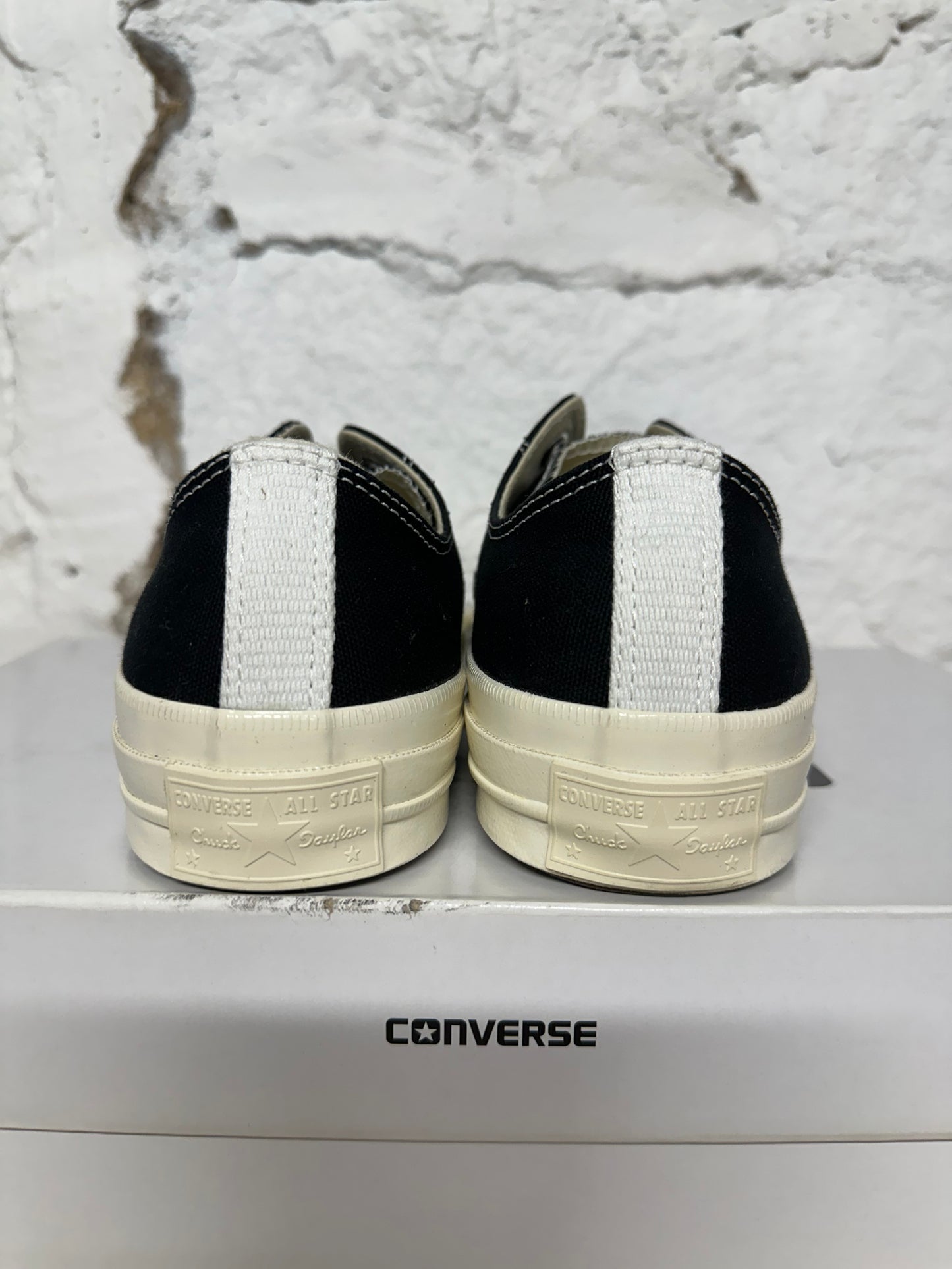 Converse Chuck Taylor All Star 70 OX CDG Low Black Red Sz 7