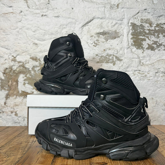 Balenciaga High Track Runner Triple Black Sneaker Sz 9 (42) No Box