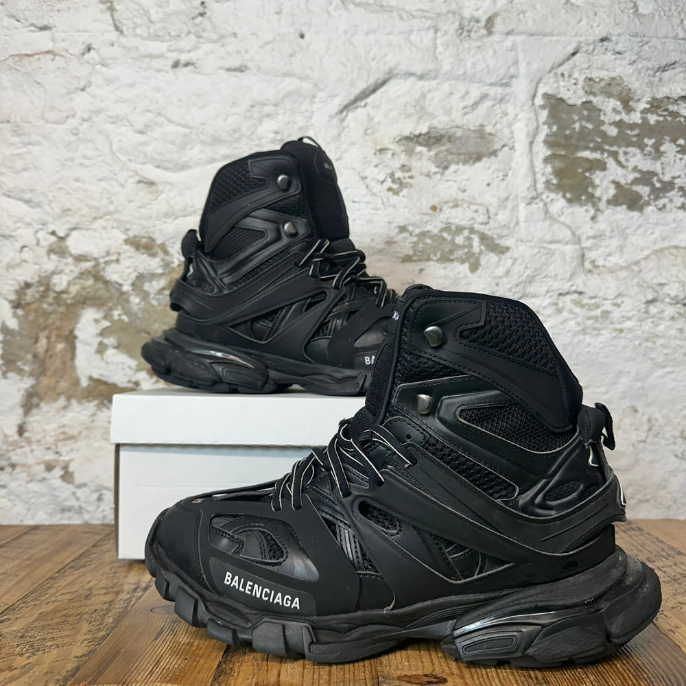 Balenciaga High Track Runner Triple Black Sneaker Sz 9 (42) No Box