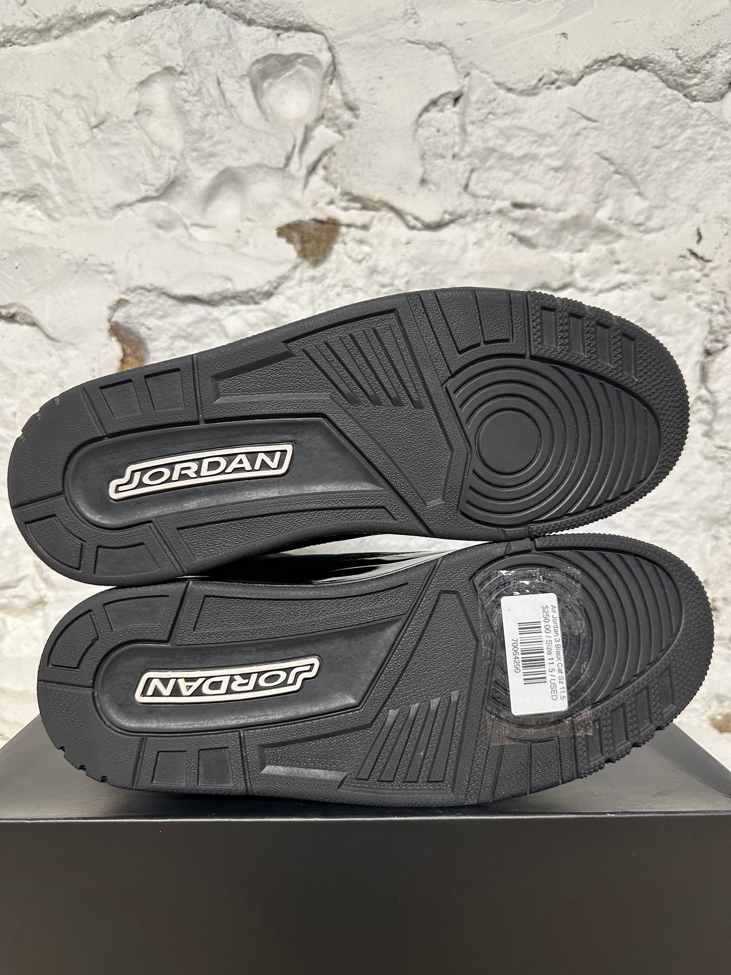 Air Jordan 3 Black Cat Sz 11.5