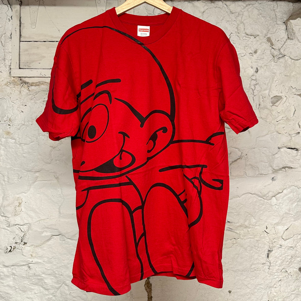 Supreme Smurfs Red T-Shirt Sz M DS