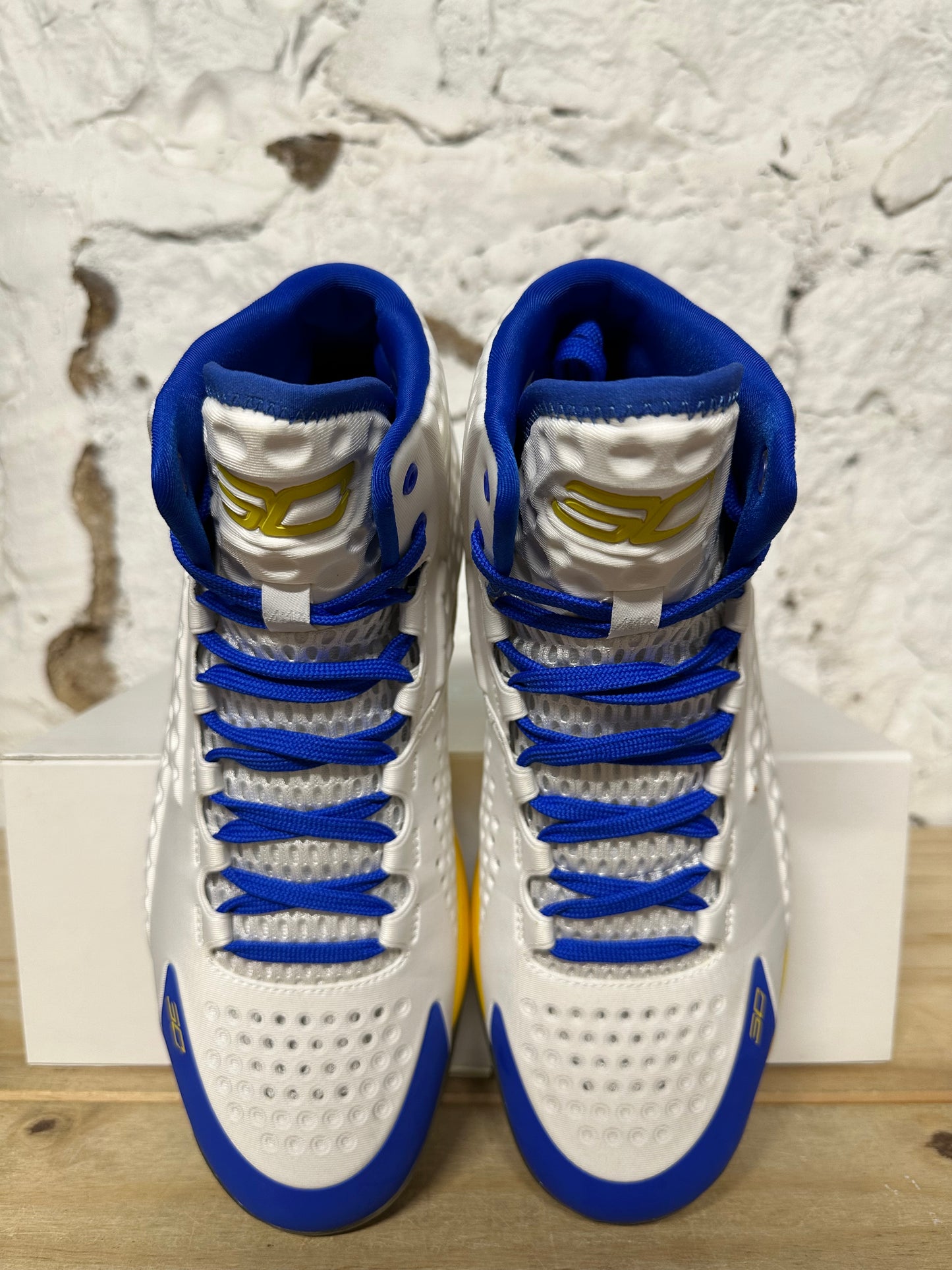 Under Armour Curry Icon 1 Custom Golden State Warriors Sz 10.5