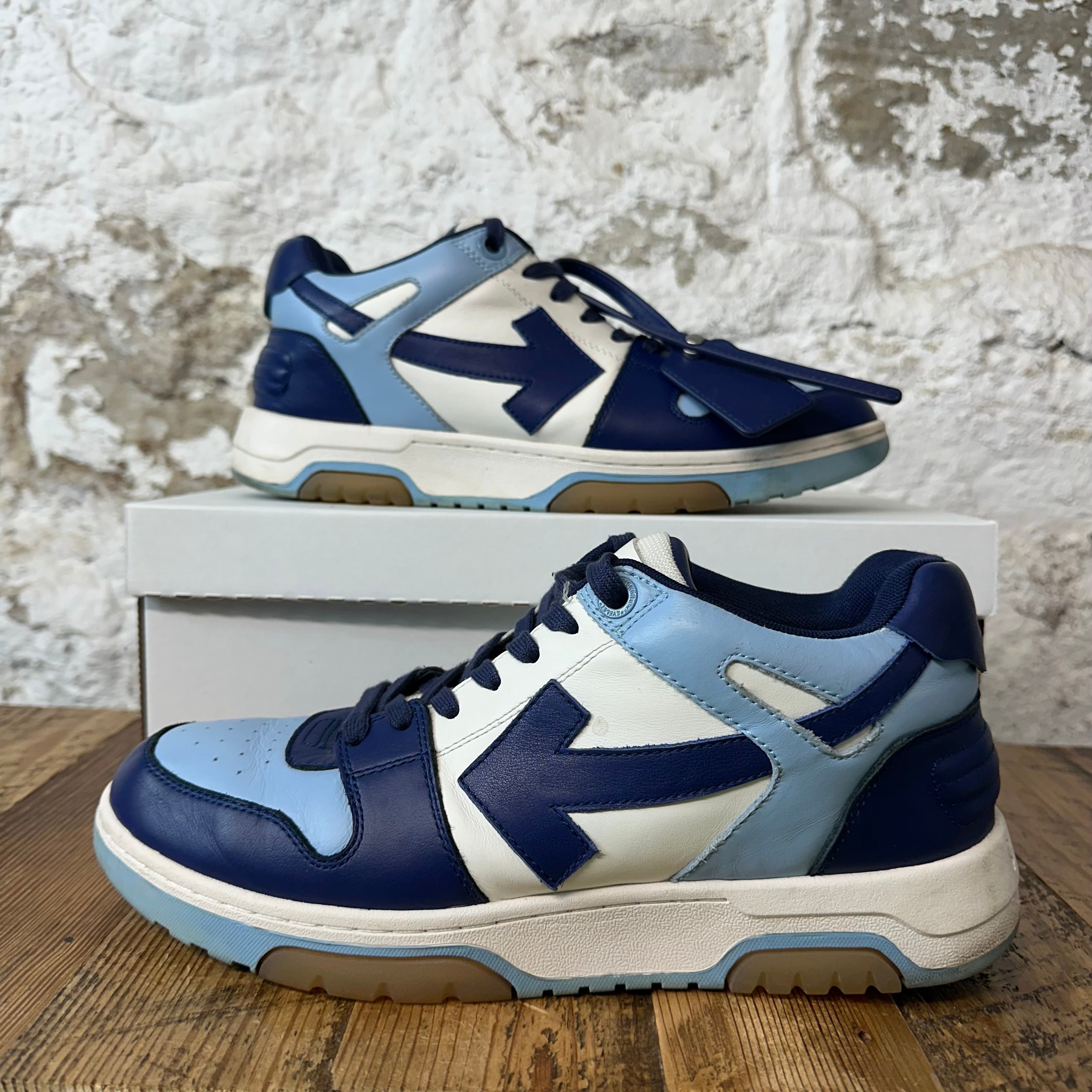 Off White Out Of Office Blue White Sneaker Sz 10 (43) No Box