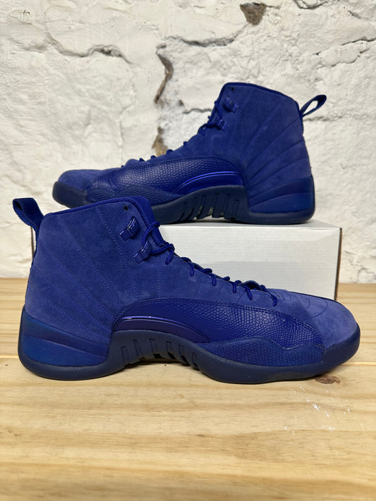 Air Jordan 12 Royal Blue Suede Sz 13