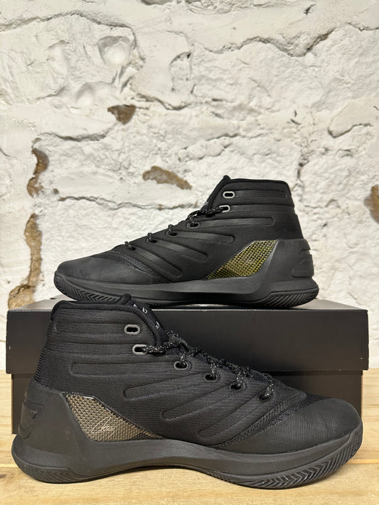 Under Armour Curry 3 Trifecta Black Sz 10 DS